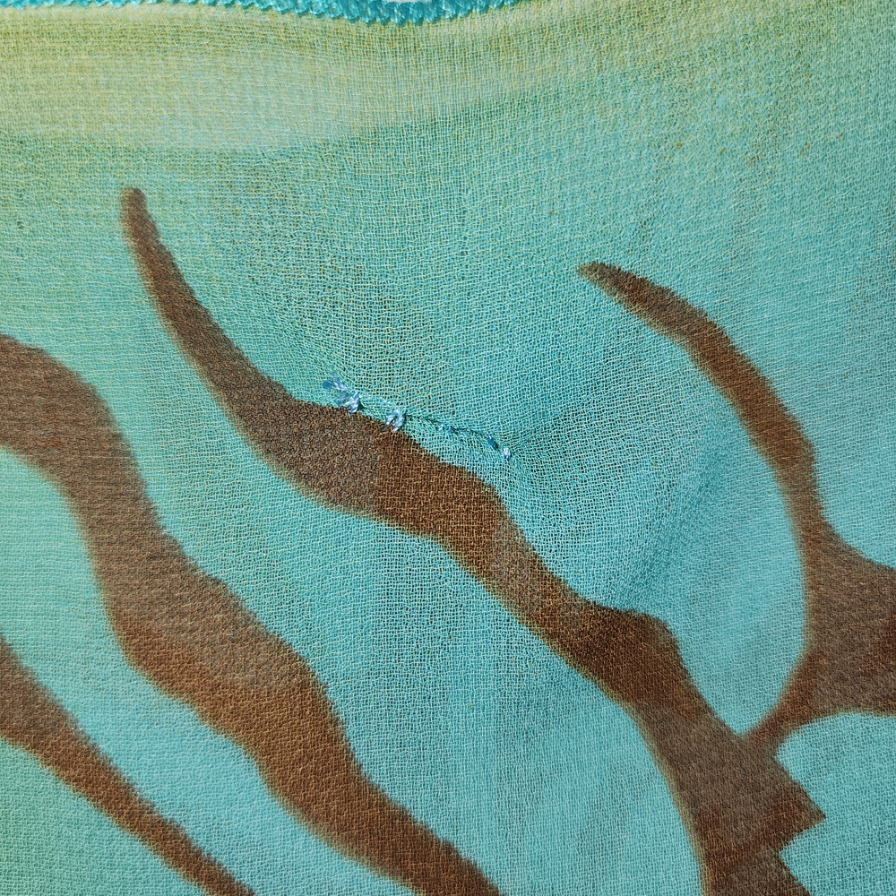Floral Chiffon Women's Top - Picture 3 of 3